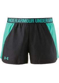 Under Armour, Damen Shorts 'Play Up', Aqua / Schwarz
