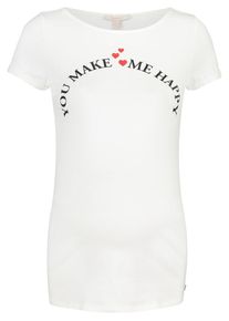 Esprit Maternity, Damen T-shirt, Hellrot / Schwarz / Offwhite