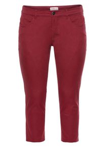 sheego Casual, Damen Hose, Rubinrot
