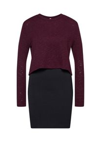 Element, Damen Kleid 'turner', Rot / Schwarz