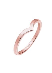 Elli, Damen Bandring 'Geo', Rosegold