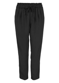 Y.A.S, Damen Elastische Taillenbundhose, Schwarz