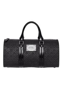 Silvio Tossi, Damen Handtasche, Grau / Schwarz