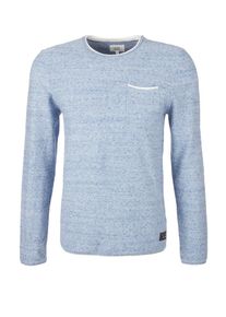 Q/S Designed By, Herren Pullover, Rauchblau