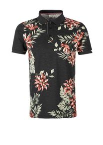 s.Oliver RED LABEL, Herren Poloshirt, Pastellgr&uuml;n / Rot / Schwarz