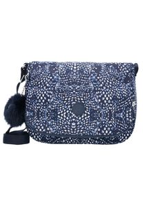 Kipling, Damen Umhängetasche 'Earthbeat M', Hellblau / Dunkelblau / Weiß