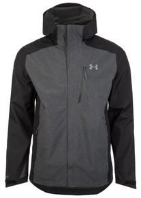 Under Armour, Herren Trainingsjacke 'Roam PacLite', Graumeliert / Schwarz
