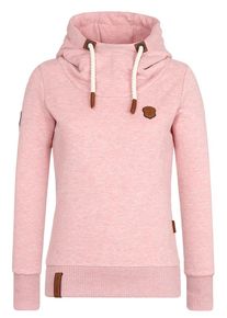 Naketano, Damen Pullover 'Schmierlappen', Hellpink