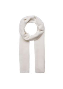 Codello, Damen Plissee-Schal mit leichtem Glitzereffekt, Offwhite