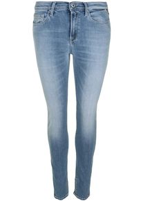 Replay, Damen Jeans 'JOI ANKLE ZIP', Blau