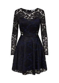 Wal G., Damen Cocktailkleid, Blau / Schwarz