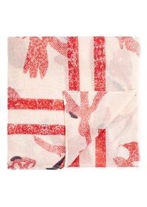 Sandwich, Damen Schal, Pitaya / Wollwei&szlig;