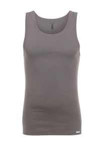 Schiesser, Herren Unterhemd mit Rundhalsausschnitt, Grau