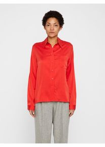 J. Lindeberg J.Lindeberg, Damen 'Mallory Washed Silk' Hemd, Hellrot