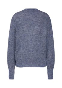 Y.A.S, Damen Pullover 'YASTRIO KNIT', Royalblau / Grau