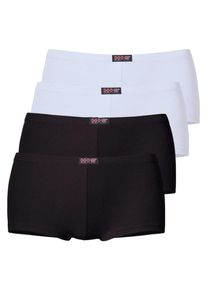 H.I.S. H.I.S, Damen Panty (4 Stck.), Schwarz / Wei&szlig;