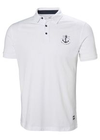 Helly Hansen, Herren Poloshirt 'Fjord', Navy / Weiß