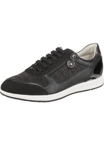 Geox, Damen Sneakers, Schwarz