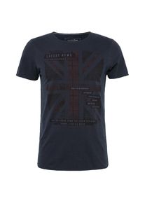 Tom Tailor Denim, Herren T-Shirt, Nachtblau / Mischfarben