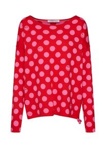 Oui, Damen Pullover, Rosé / Rot