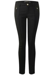 Street One, Damen Hose 'York', Schwarz / Weiß