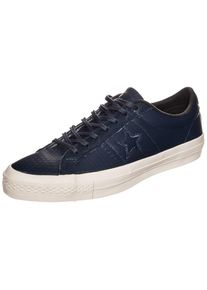 Converse, Damen Cons One Star Leather OX Sneaker, Blau
