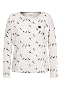 Naketano, Damen Shirt 'Yamuk des Grauens', Creme / Mischfarben