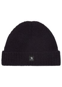 H.I.S. HIS JEANS, Herren Rippstrick-Beanie, Schwarz