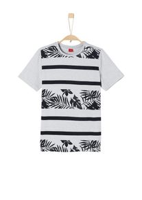 s.Oliver Junior, T-Shirt, Grau / Schwarz
