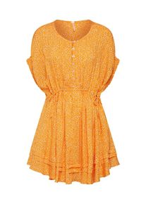 Free People, Damen Kleid 'One Fine Day Mini', Goldgelb