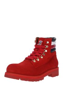 Tommy Hilfiger, Herren Schn&uuml;rstiefelette 'LEWIS HAMILTON', Kirschrot