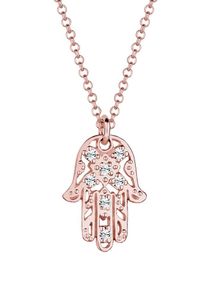 Elli, Damen Halskette 'Hamsa Hand', Rosegold