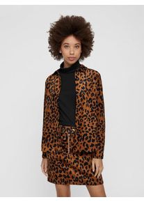 Véro Moda VERO MODA, Damen Hemd, Rostbraun / Schwarz