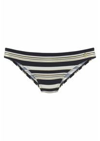 Lascana, Damen Bikinihose 'Ella', Gold / Schwarz