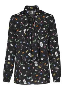 Seidensticker, Damen Schluppenbluse 'Schwarze Rose', Mischfarben / Schwarz