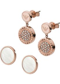 Emporio Armani, Damen Ohrstecker, Rosegold
