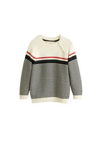 Mango Kids, Pullover 'Sailor', Beige / Rot / Schwarz