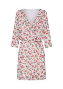 ABOUT YOU, Damen Kleid 'Fenna', Grün / Rosa / Weiß