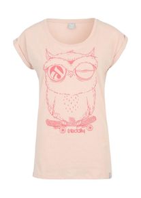 Iriedaily, Damen T-Shirt 'Skateowl 2', Puder