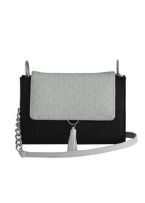 Silvio Tossi, Damen Tasche, Schwarz / Wei&szlig;