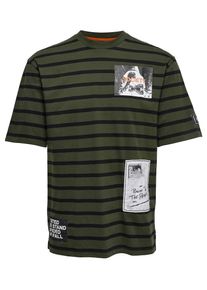 Only & Sons Only & Sons, Herren Print T-Shirt, Gr&uuml;n