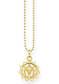 Thomas Sabo, Damen Kette mit Anhänger 'Nabelchakra, KE1688-414-39-L45v', Gold