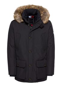 Tommy Hilfiger, Herren Parka, Schwarz