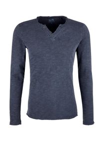 Q/S Designed By, Herren Longsleeve, Violettblau