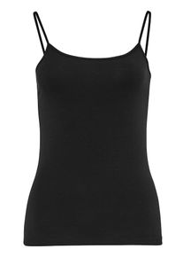 Hallhuber, Damen Top ROM, Schwarz