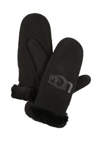 UGG Australia UGG, Damen F&auml;ustlinge mit Lammfutter, Schwarz