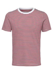 Selected Homme, Herren Shirt, Pastellrot / Wei&szlig;