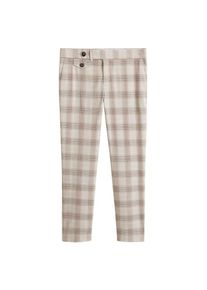 Mango, Damen Hose 'Alberto', Beige / Dunkelbeige