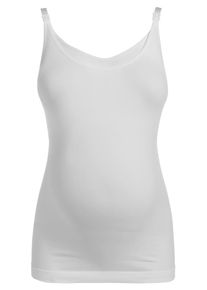 Noppies, Damen Nahtloser Still-Shirt Seamless, Wei&szlig;