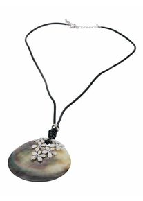 Heine, Damen Kette mit Regenbogenschimmer, Silber